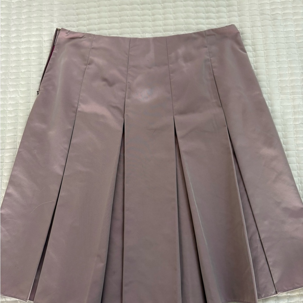 Elegant Mauve A-Line Skirt